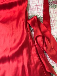 Red One-Shoulder Mini Dress