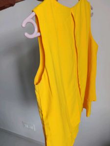 Yellow Sleeveless Top