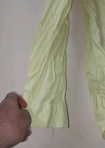 Embellished Light Yellow Shirt