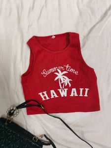Red Crop Top ❤️