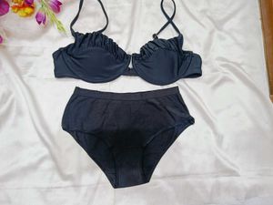 🇭🇲💫🔥black imported bra penty set