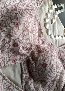 Cute Old Money Style White- Pink Crop Top