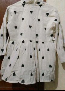 Cute Heart Print Top