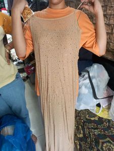 Bodycon Long Sparkle Stone Dress Party Prom