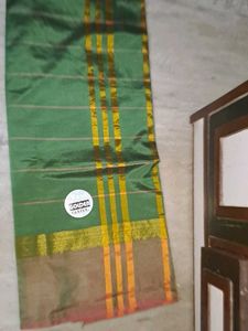 New Saree Green Golden
