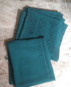 2 piece peacock green unstitched suit