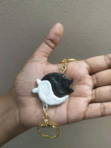 🖤Yin Yang Kittens🤍Keychain Set