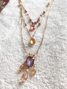 (Anti Tarnish) Layered Rose Gold Necklace