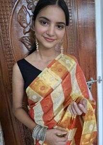 Pure Banarasi Saree With Blouse Piece✨️🛺💚🌿