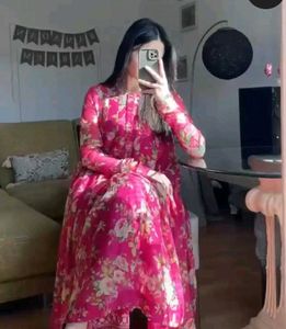 Floral Print Kurta