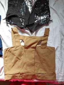 Tops Combo! 2 Crop + 1 Peplum