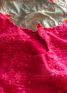 Beautiful Lehnga With Net Chunni
