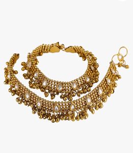 beautiful Kundan Anklets