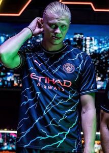 Man City 2023 third Haaland football jersey
