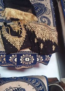 Elegant Black &amp; Gold Embroidered Kurti