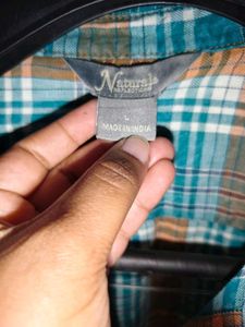 BOGO 🎁 Buy One Get 1 Free🎁XL  Checked Shirt