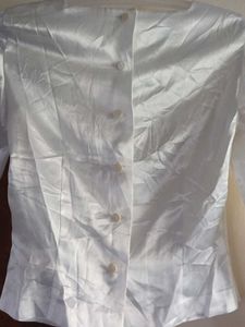 Elegant White Crop Top- Never Used