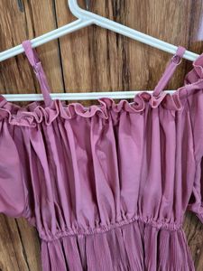 Cute Pink Off-Shoulder Top