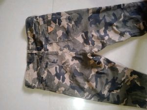 Camouflage Print Pants