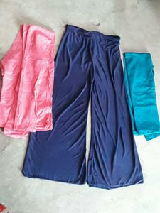 Silk Plaazo With Cudidaar Salwar