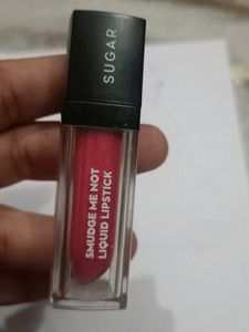 sugar Brand lipstick peach colour..