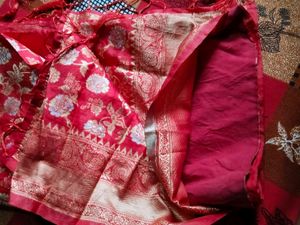 Red Banarasi Saree