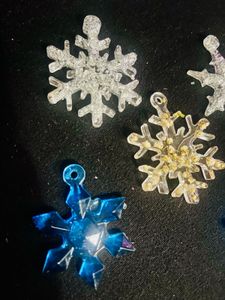 Snowflake Charms (Set of 5)