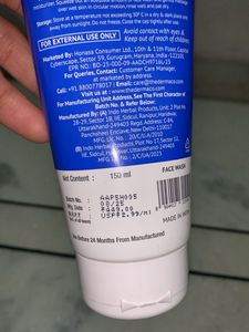 DERMA CO oily skin Anti-Acne Face Wash used once