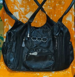 Vintage Black Shoulder Bag