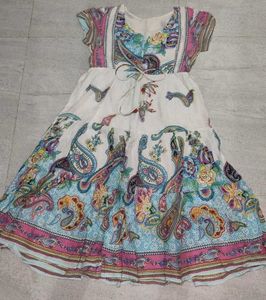Boho Paisley Print Dress