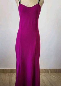Elegant Pink Maxi Dress