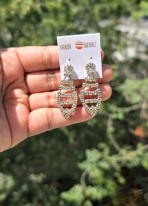 2 Pairs Of AD Earrings