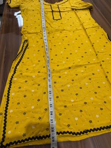 Mustard Yellow Kurta