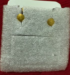 Gold Jhumka Earrings