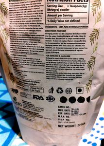 MyHerb Bhringraj Powder - Hair &amp; Skin Care
