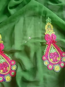Embroidery Saree🦚