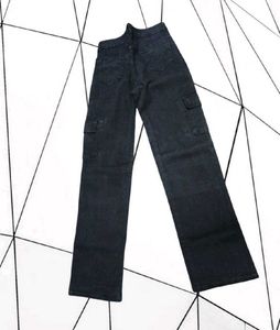 Black Four Pockets Cargo