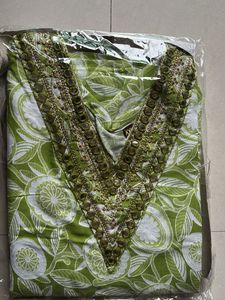 Floral Green Salwar Kameez Suit XXL