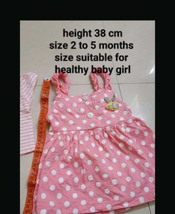 Cute Girls&#39; Polka Dot Dress Used twice