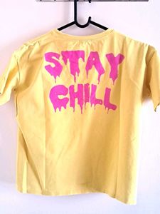 A Yellow Oversized Top