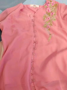 Elegant Pink Ethnic kurti
