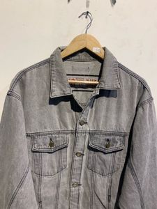 Graphic Denim Jacket