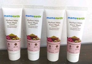 Mamaearth Multani Mitti Face Wash Pack Of 4