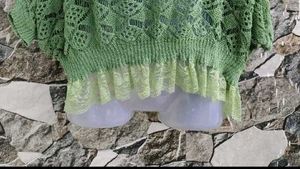 Light Green Corchet Top