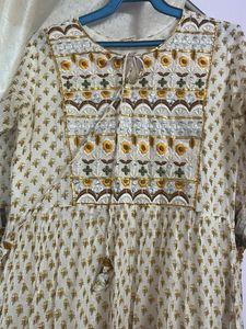 Elegant Floral Print Dress