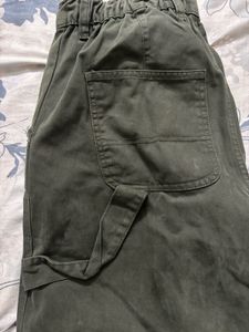 Olive Green Cargo Shorts