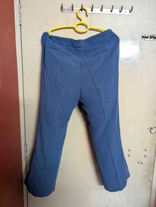 💙Flared Cerulean Blue Formal Pant For Women💙