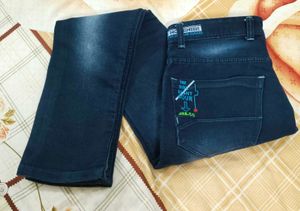 Dark Blue Denim Jeans