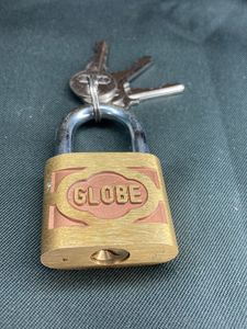 🆕Globe Brass Lock With 3 Keys ( 1.5inch - 140gms)