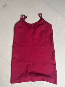 Red Sleeveless Tank Top